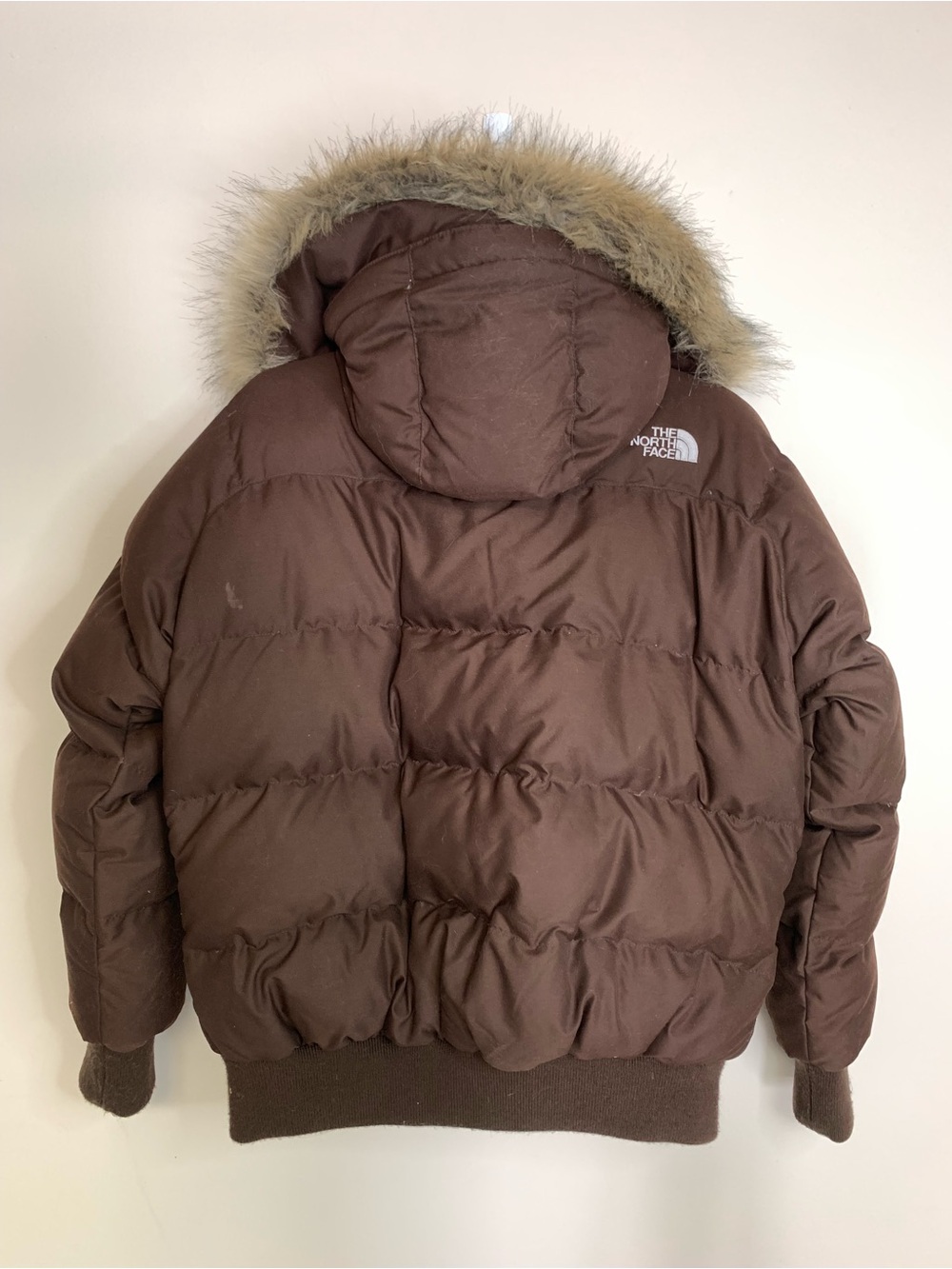 The North Face Brown Puffer Jacket M - Picture 2 of 15